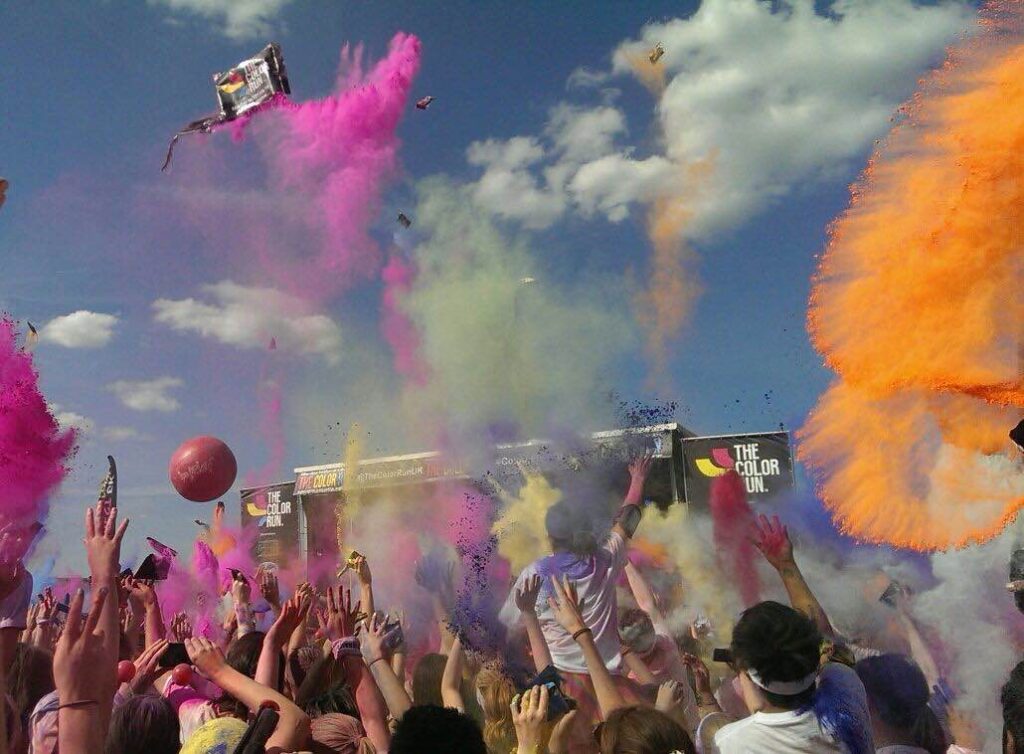 Simmons Gainsford is doing the Wembley Color Run