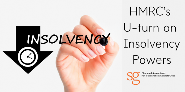HMRC’s U-turn on Insolvency Powers
